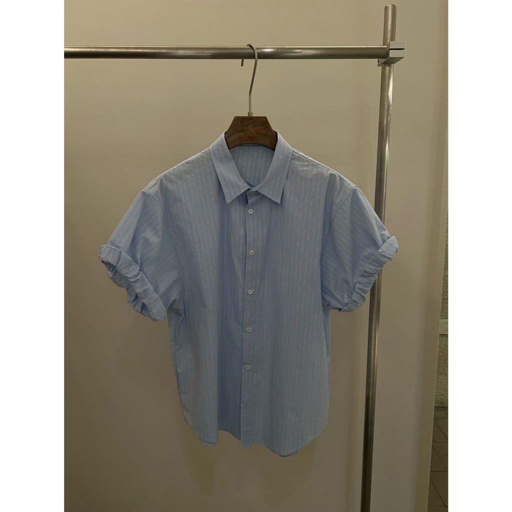 LEELA-ELASTIC SLEEVE SHIRT-เสื้อเชิ้ตจั๊มแขน