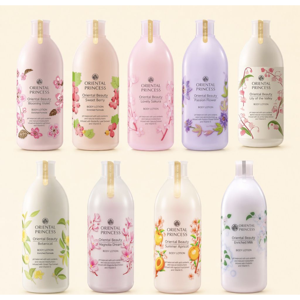 Oriental Princess  โลชั่นทาผิวกาย กลิ่นหอม ติดทนทั้งวัน ขวดใหญ่400ml.