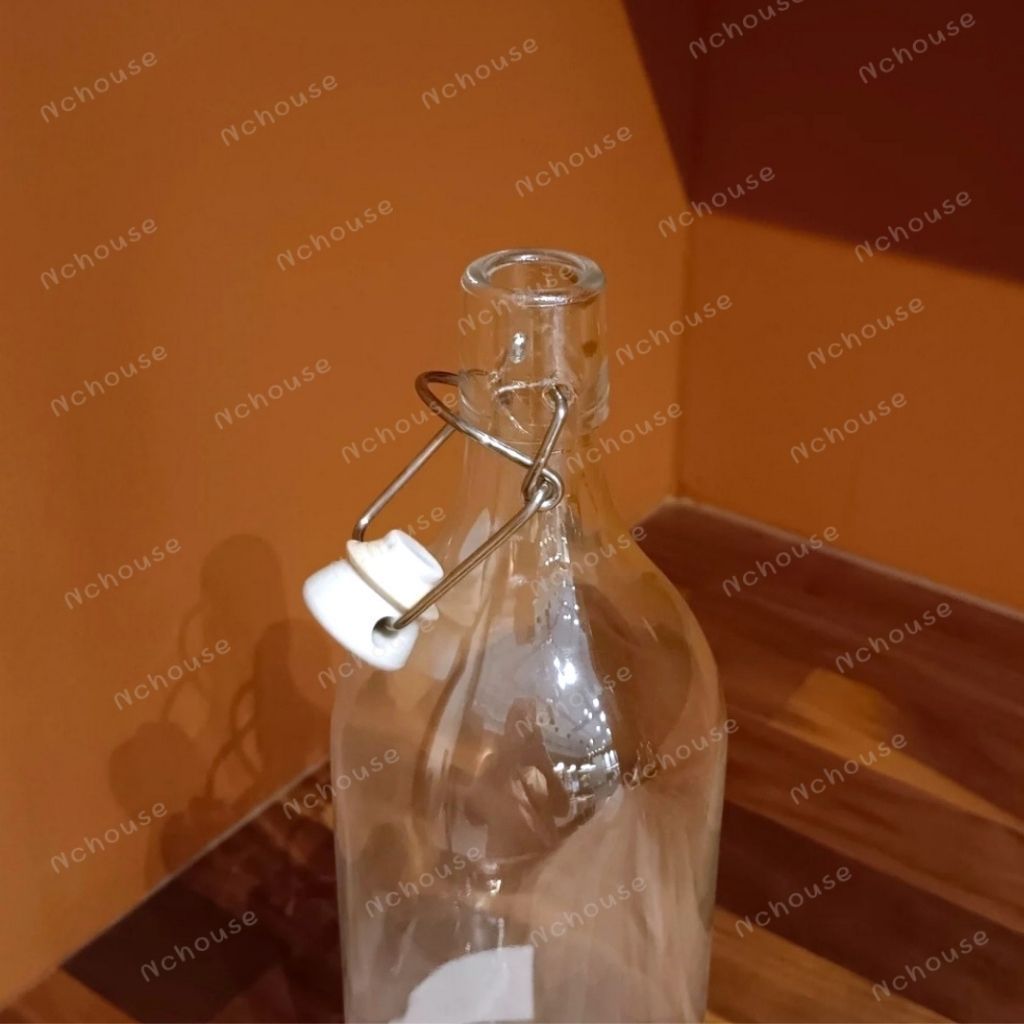 Ikea อิเกีย ขวดน้ำ มีจุกล็อก ปิดสนิท Bottle with stopper รูปที่ 3