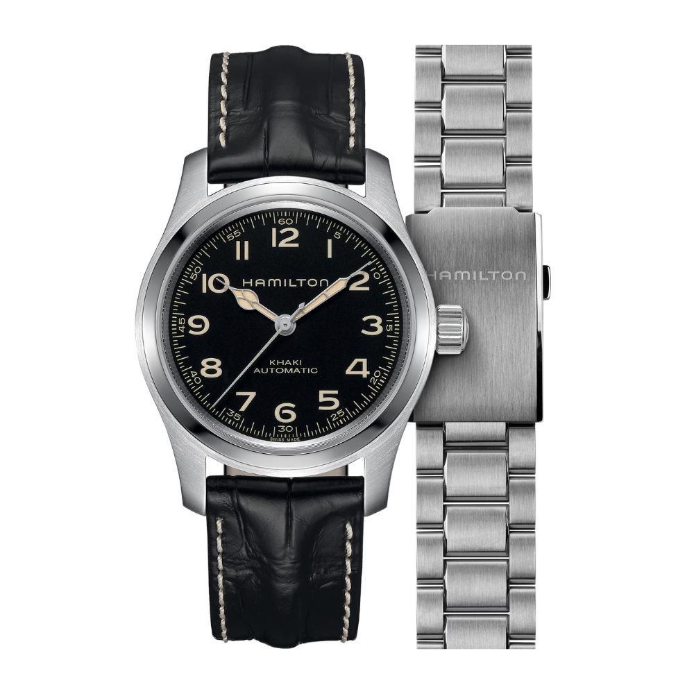 Hamilton Khaki Field Murph Auto 42mm Bracelet Bundle H70605732