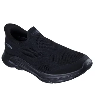 Skechers สเก็ตเชอร์ส รองเท้าผู้ชาย Men Extra Wide Fit Slip-Ins GOwalk 8 Pelayo Walking Shoes - 216784WW-BBK (latest)