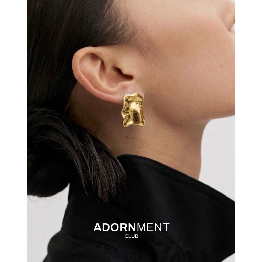 Adornment Club - Nami earrings ต่างหู l nickel free, waterproof, stainless steel ไม่แพ้ กันน้ำ