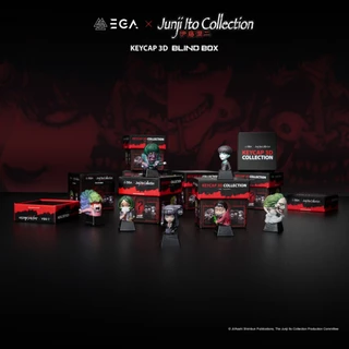 [1 BOX] BLIND BOX Keycap 3D “EGA X JUNJI ITO COLLECTION” กล่องสุ่มคีย์แคป 3D แฮนด์เมดลาย "คลังสยอง" โดยอาจารย์จุนจิอิโต้