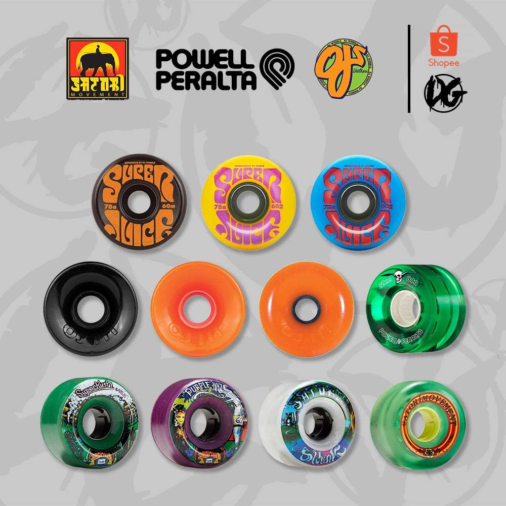 ล้อ สเก็ตบอร์ด ยี่ห้อ OJ  / SATORI / POWELL CRUISERS WHEELS ( ล้อ สเก็ตบอร์ด )