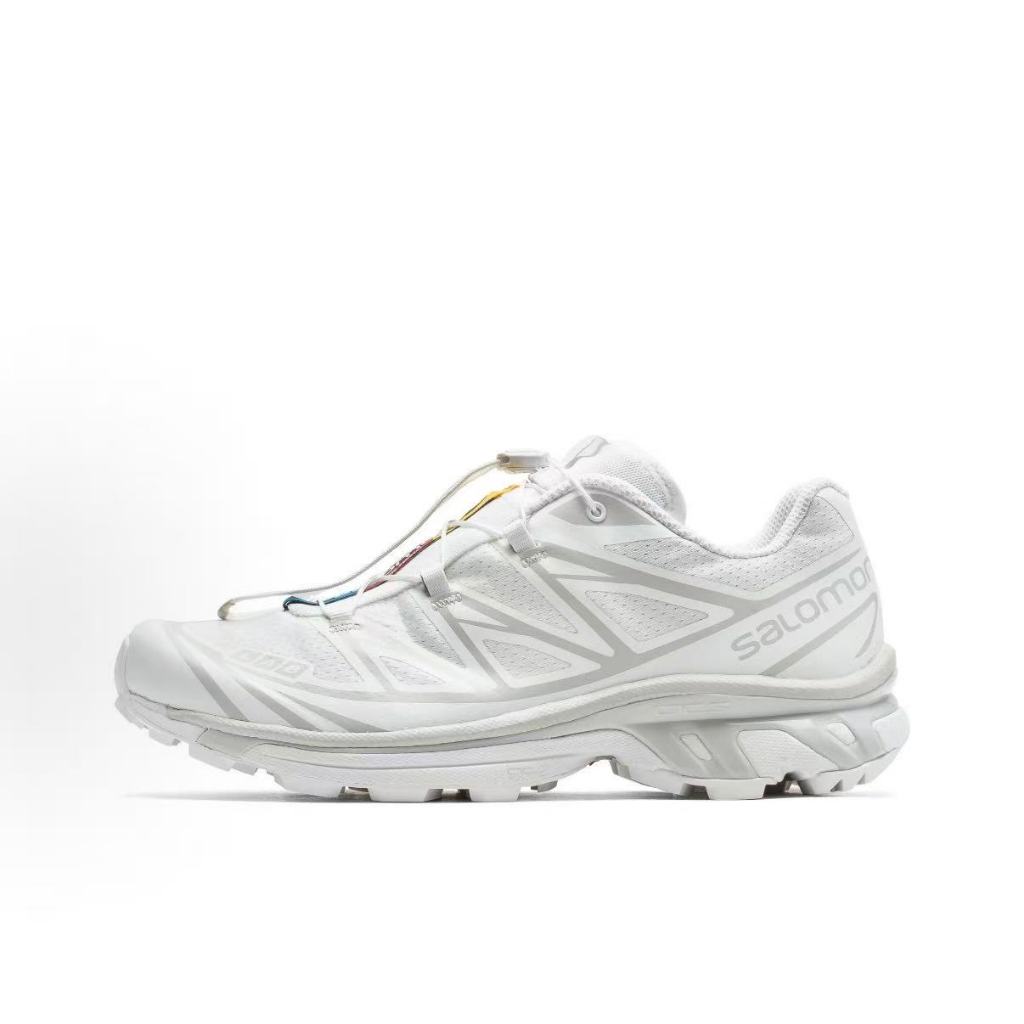 SALOMON XT 6 Black White Grey Silver GTX Expanse รองเท้าเดินป่าใบสำหรับผู้ชาย และผู้หญิง ราคา ถูกที่สุด ดีลบีเคเค แกลเลอรีภาพที่ 5