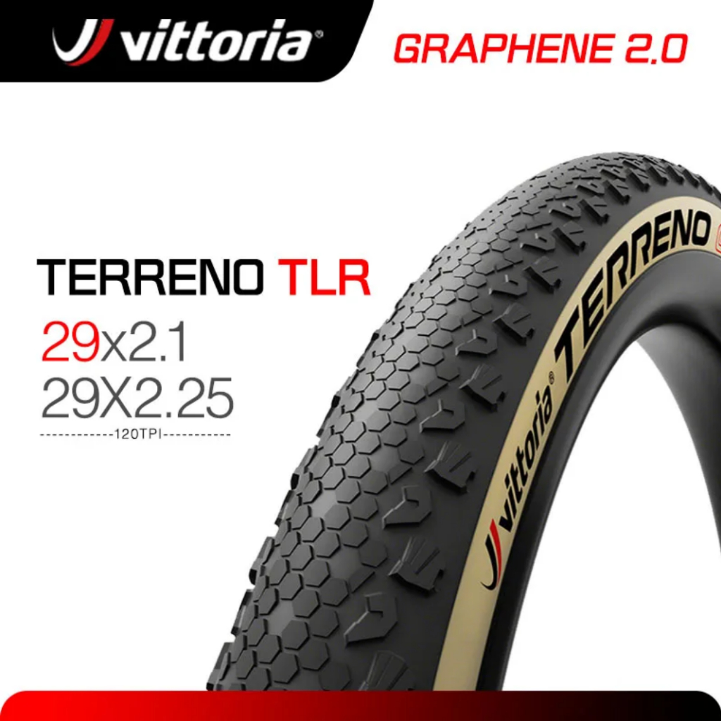 ยางนอก Vittoria รุ่น Terreno TLR. G2.0 XC-RACE ขอบพับ