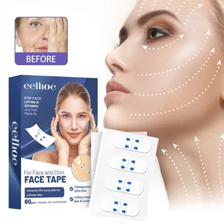 EELHOE สติกเกอร์หน้าเรียว Face Tape Lifting ยกกระชับ Double Chin Lifting แปะหน้าเรียว