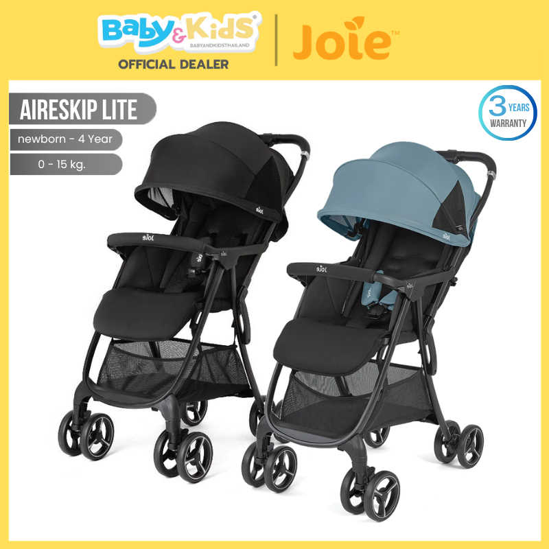 🎈รถเข็นน้ำหนักเบา🎈 Joie รถเข็นเด็กรุ่นAireskip Liteแรกเกิด-15 kg น้ำหนักเบาเบาะปรับนอนราบได้