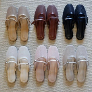 ส่งด่วน!! ALINBRAND รองเท้าแตะ ตะข่าย แต่งหัวใจน่ารัก รุ่น บีริส อลินแบรนด์ ไซส์36-42