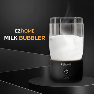 EZhome Milk Bubbler เครื่องตีฟองนม เครื่องตีฟองนมแบบแม่เหล็ก ตีฟองนมภายใน 20 วินาที พกพาสะดวก