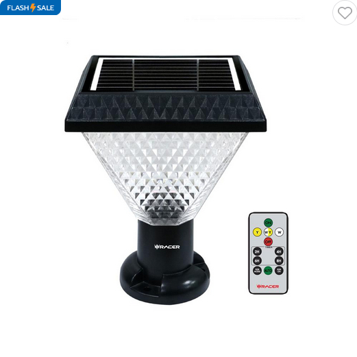 ไฟหัวเสา SOLAR RACER MILANO 4 40 วัตต์ RGB