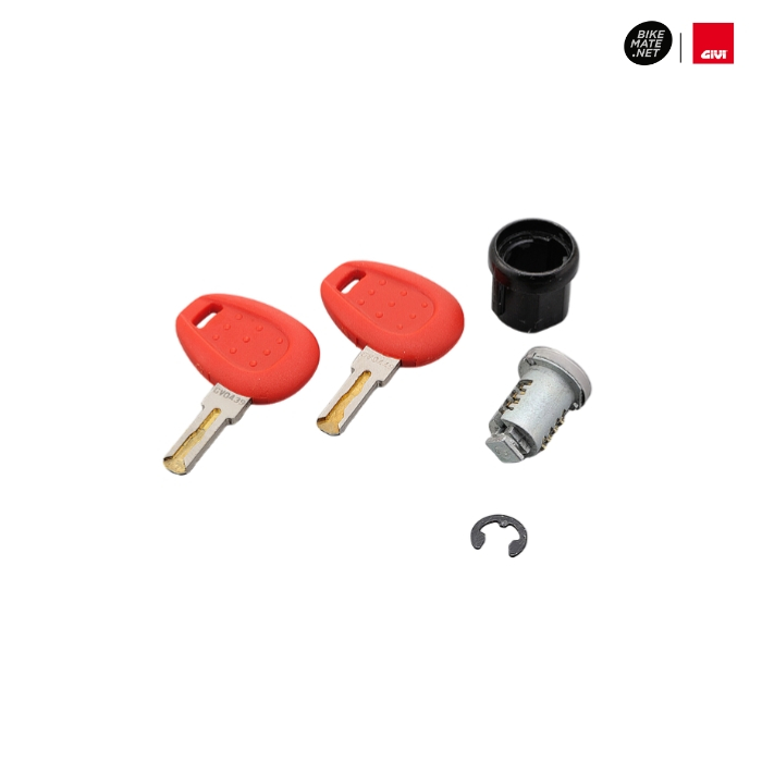 GIVI Z1565T Cylinder Core, Key and Housing - อะไหล่กล่องท้าย GIVI ระบบ Monolock