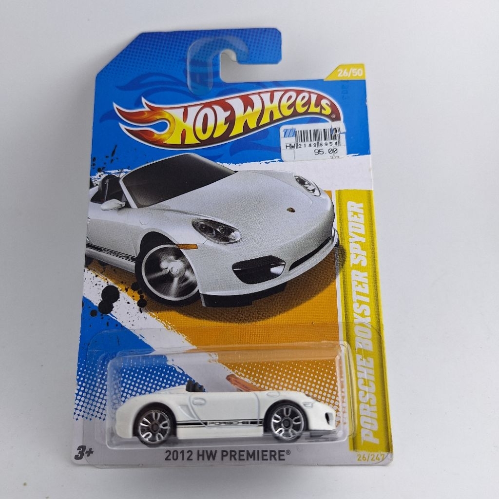 รถเหล็ก Hotwheels PORSCHE BOXSTER SPYDER 2012 HW PREMIER (ib37)