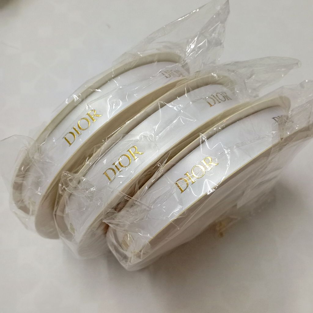 SALE - ริบบิ้น DIOR ของแท้ใหม่ยกม้วน พร้อมส่ง มีหลายขนาด