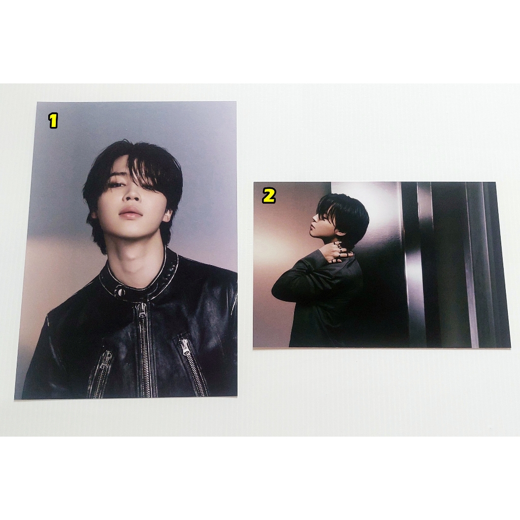 การ์ด Postcard ของแท้ จาก CD อัลบั้ม Jimin ( BTS ) - FACE Album พร้อมส่ง Kpop Card