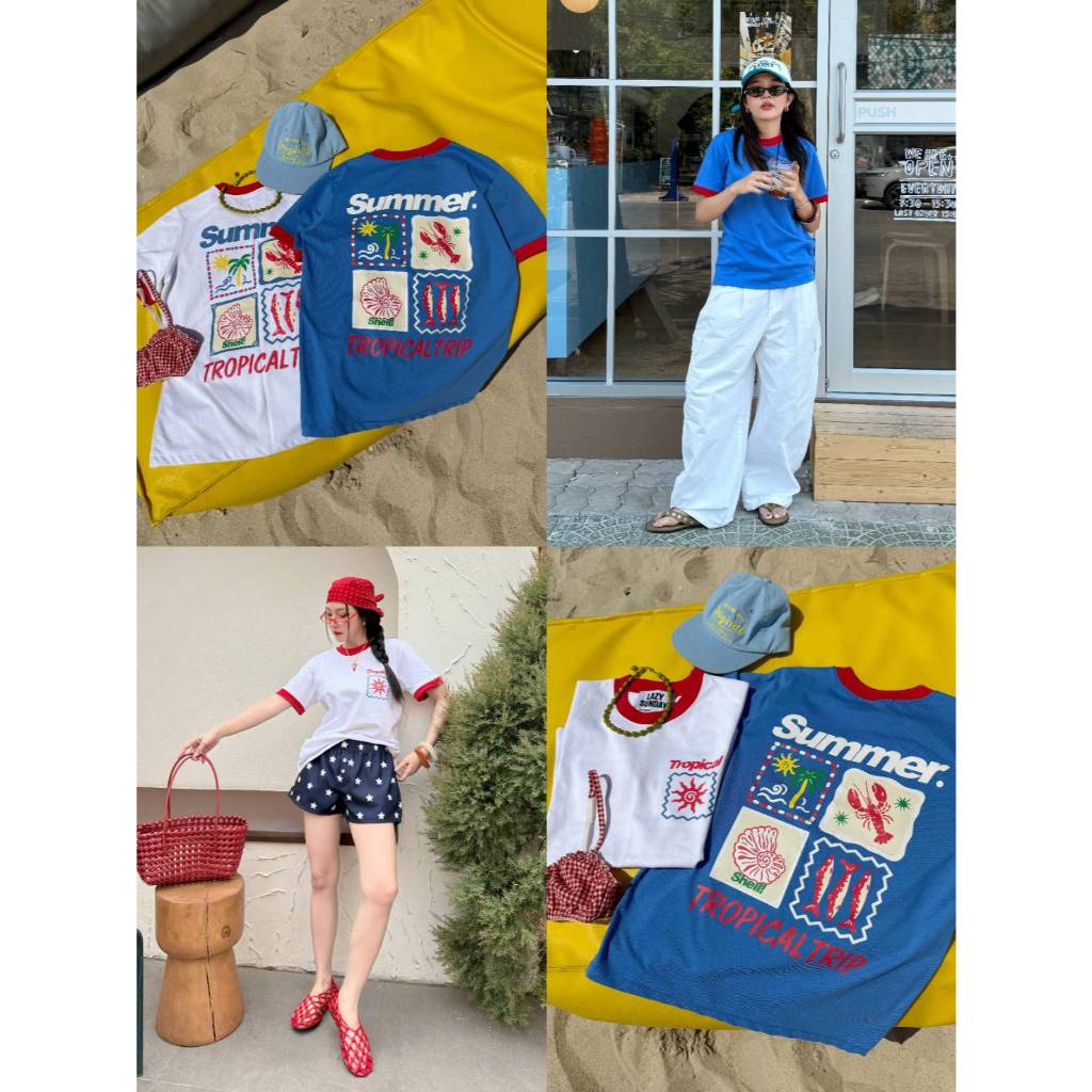 PICCOLO TEE - เสื้อยืดจั๊มแขน สกรีนหน้าหลัง (ส่งด่วน)