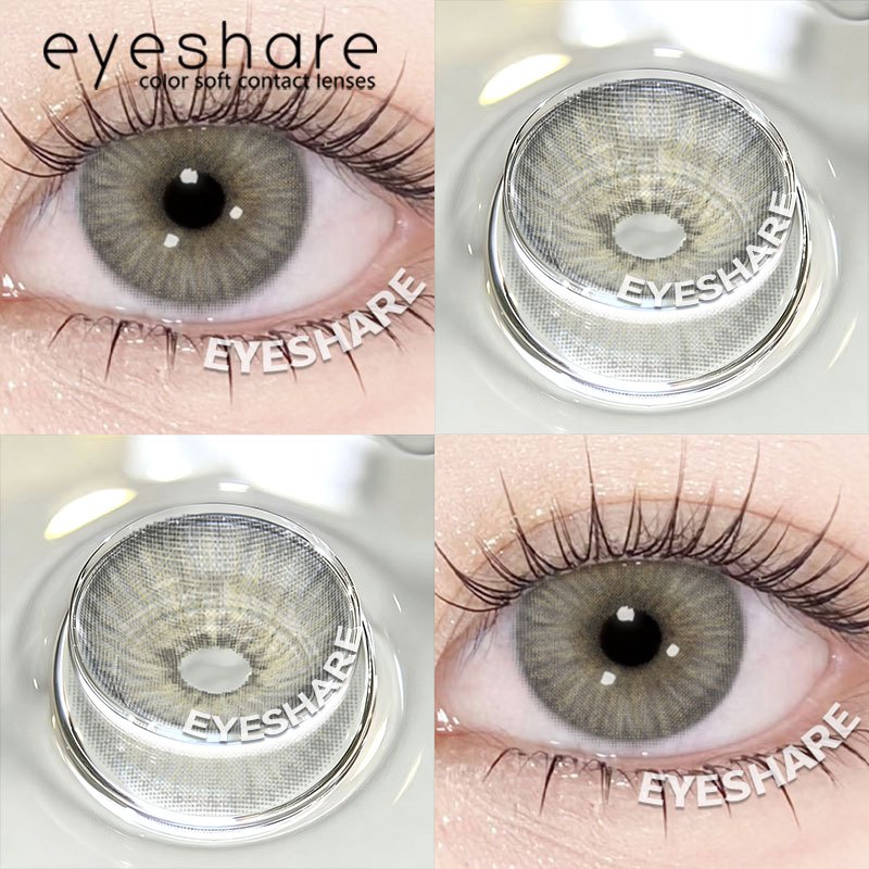 (COD) คอนแทคเลนส์สี 1 คู่ ESTONIA สีเทา 14.5 มม. เหมาะกับเมื่อแต่งหน้า เลนส์แฟชั่นเรนเดอร์สีมาก คอนแทคเลนส์สี ขนาดใหญ่