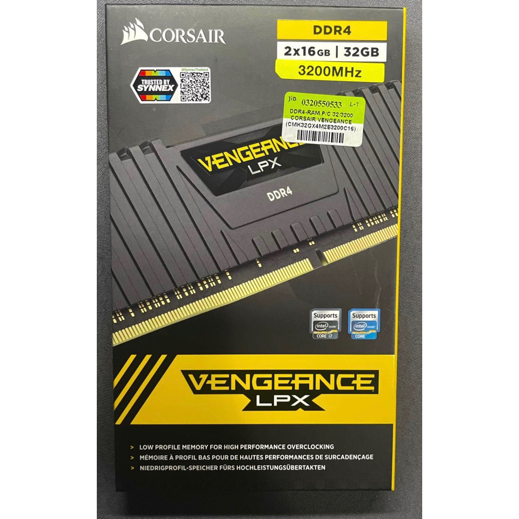 CORSAIR VENGEANCE DDR4 LPX BUS3200 32GB (16x2)