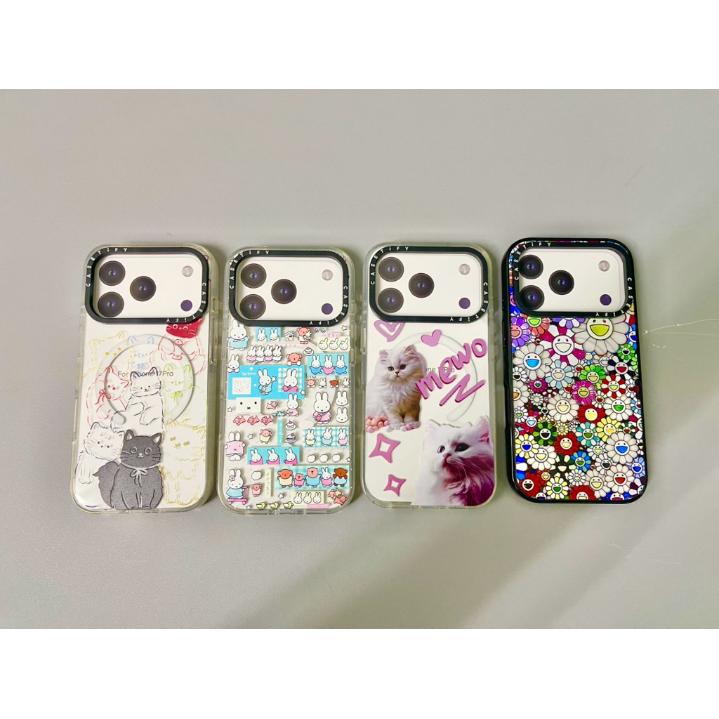 “พร้อมส่ง”เคส Casetify ลายน่ารัก(แม่เหล็ก) 16Promax/17Pro/17Promax