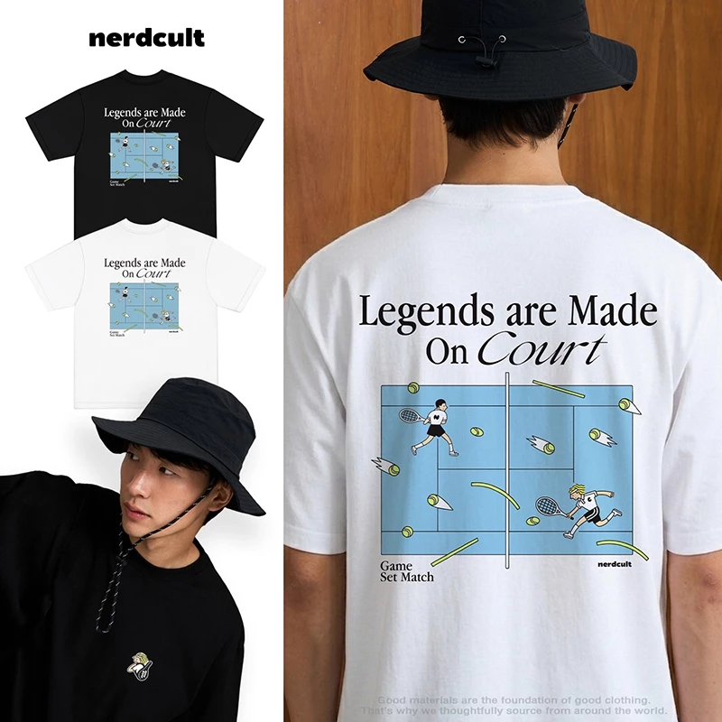 NERDCULT | COURT TEE เสื้อยืดทรง RELAX CUT™ (เสื้อยืดทรงหลวม)