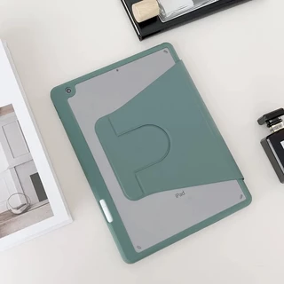 Air7พร้อมส่ง 🇹🇭 เคสหมุนได้ 360°เคสสำหรับgen10 gen11 A16 air4/5/6/8 10.9 gen7/8/9 10.2หลังใสกริ้งงง ใส่ปากกาด้านขวา pro11