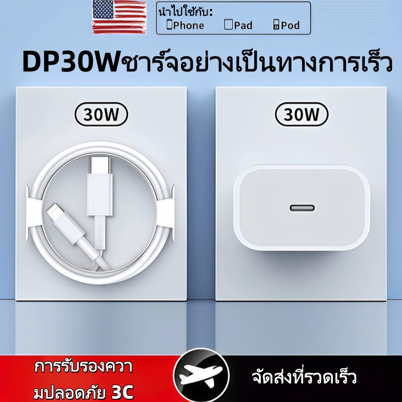 PDสายชาร์จ+หัวชาร์จ20/30/35W