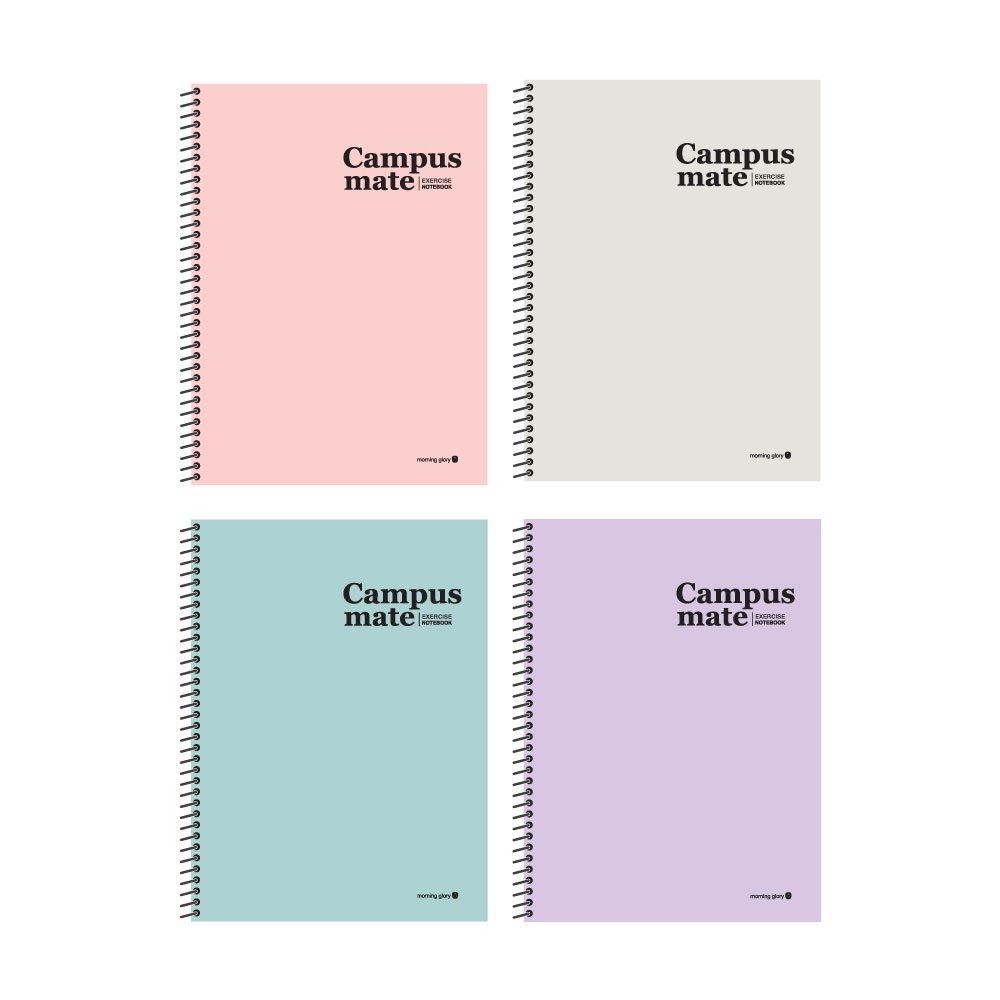 Morning Glory สมุดโน้ตสันห่วง รุ่น CAMPUS MATE NOTE กระดาษเปล่าไม่มีเส้น (Blank) ดีไซน์มินิมอล เขียน