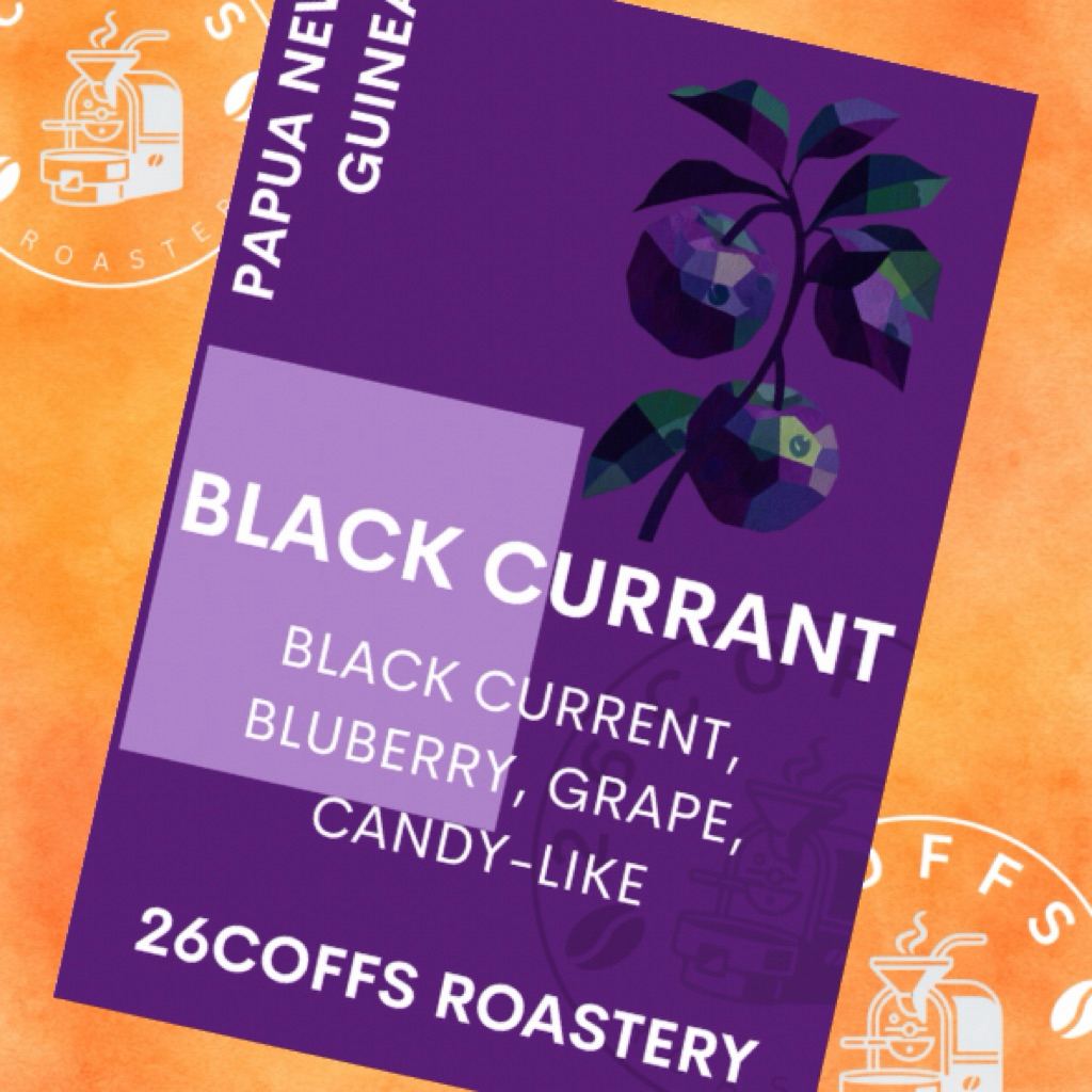Black Currant Sobet (Single Origin) เมล็ดกาแฟ โรงคั่วกาแฟ 26Coffs คั่วอ่อนค่อน 100g