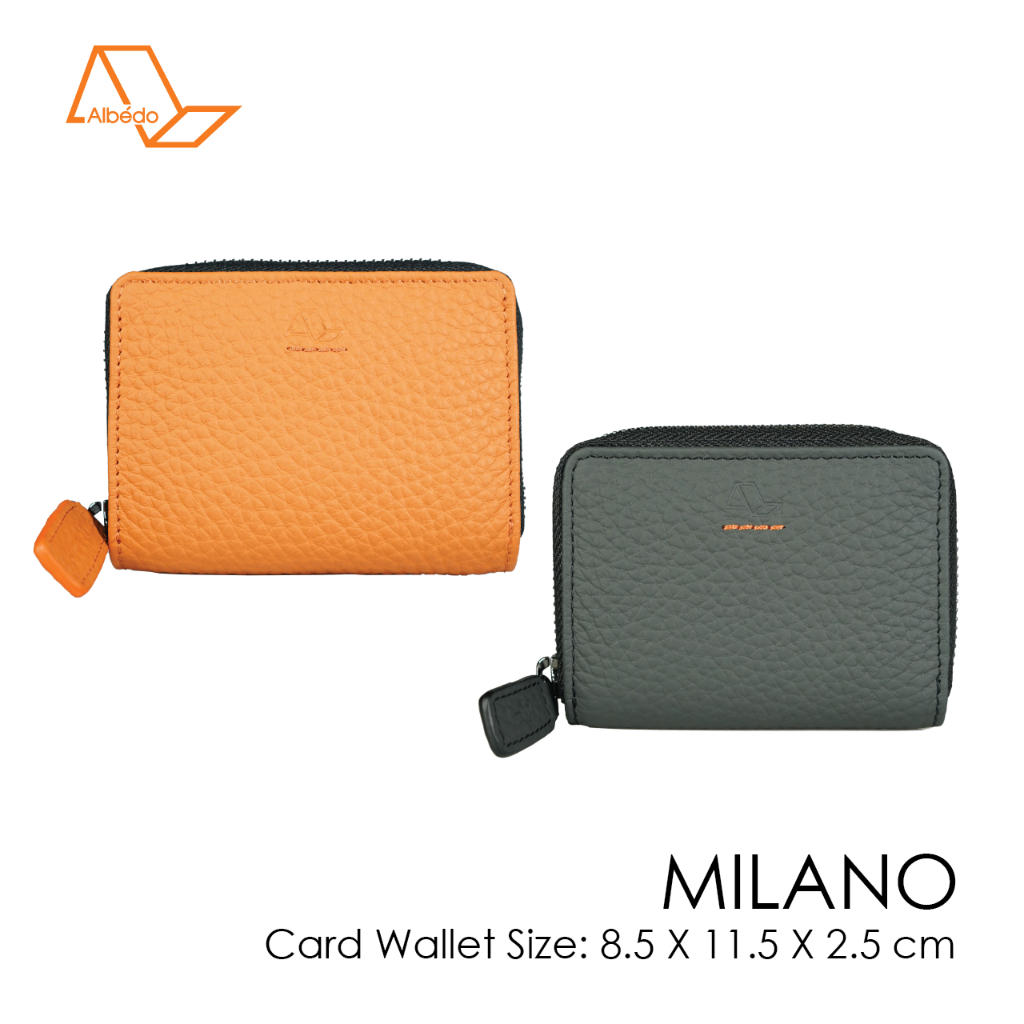 [Albedo] MILANO CARD WALLET กระเป๋าสตางค์เก็บบัตร MILANO - ABML02474/ABML02496