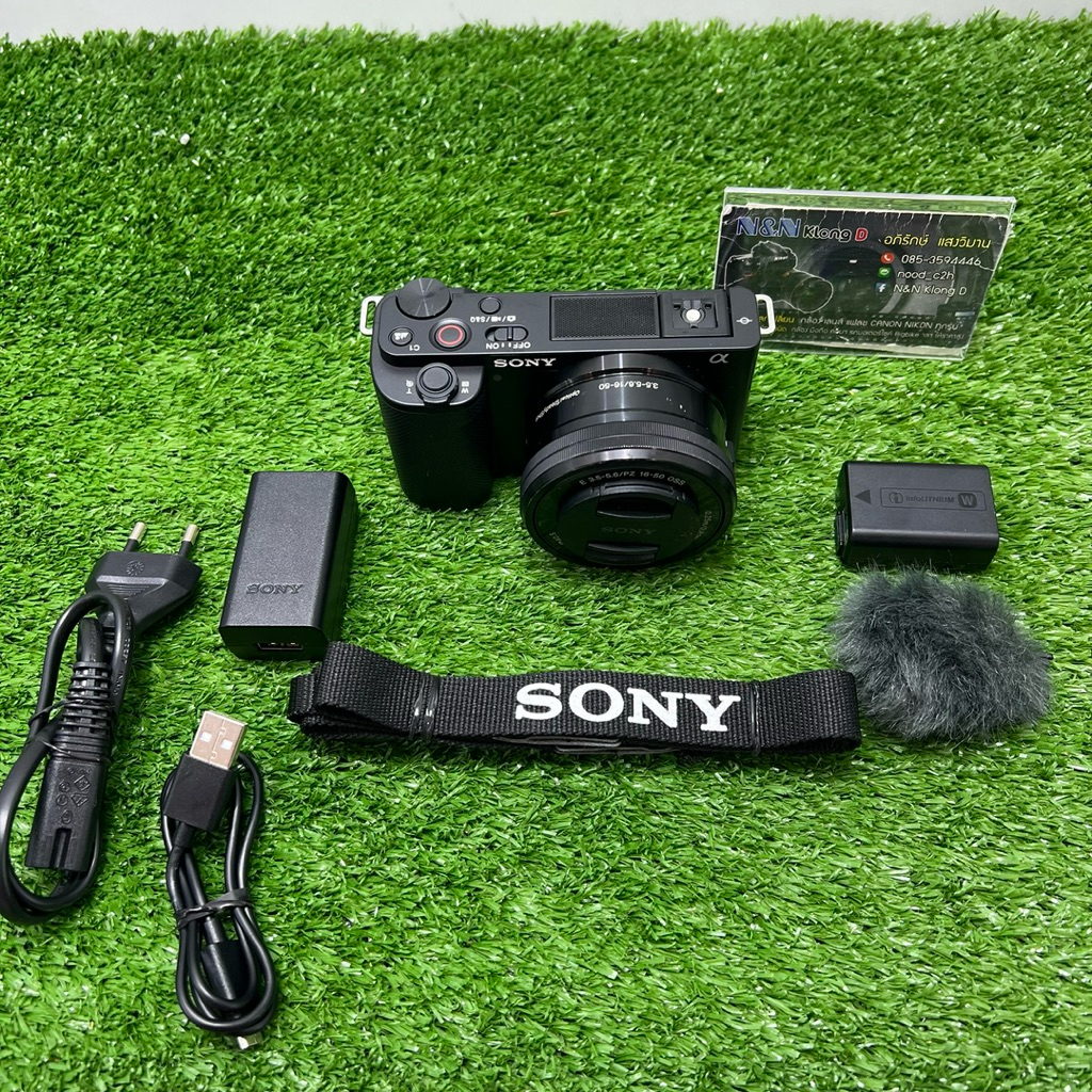 SONY ZV-E10 เลนส์ PZ 16-50 F3.5-5.6 Oss หมดประกัน สภาพสวย