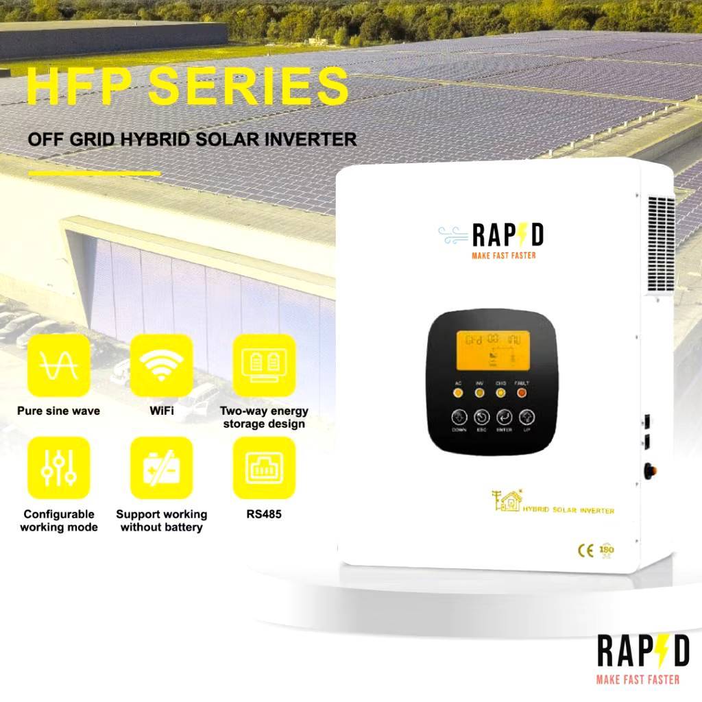 RAPD Inverter Hybrid Offgrid Inverter Single Phase มีให้เลือก 12.3KW 6.3KW 48V และ 3.3KW 4.3KW 24V ไ