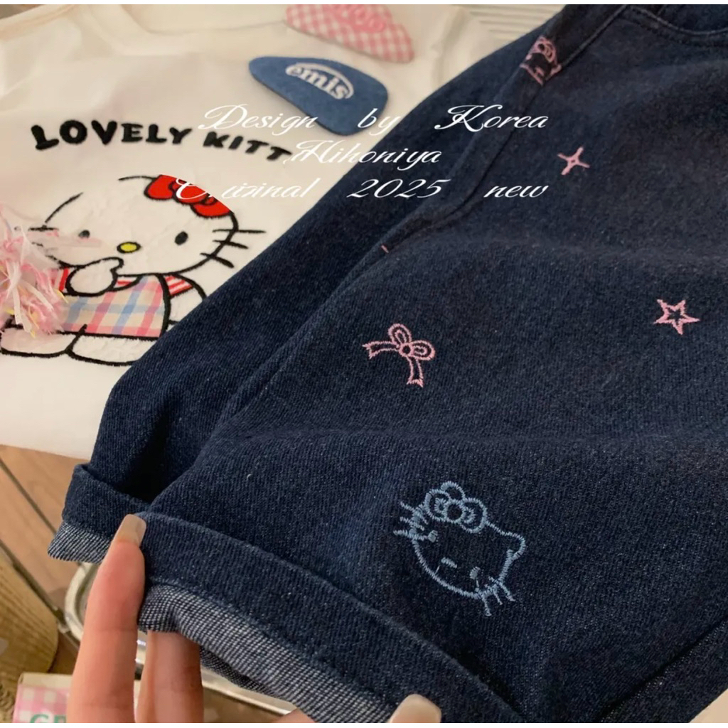 พร้อมส่ง ชุดคู่แม่ลูก POP KITTY SET รูปที่ 3