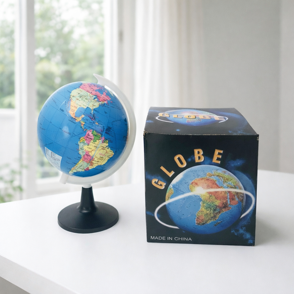 ลูกโลกตั้งโต๊ะ Globe โลกจำลองเพื่อการศึกษา ของตกแต่งโต๊ะทำงาน