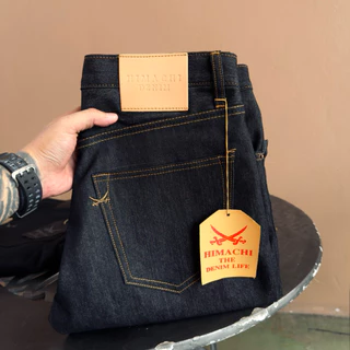 HIMACHI DENIM🪡 สีมิดไนท์เข้ม & สีดำซุปเปอร์แบล็ค กระบอกเล็ก
