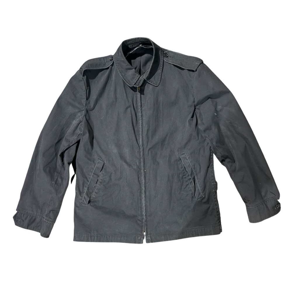 Vintage 80s USN Utility Jacket Black