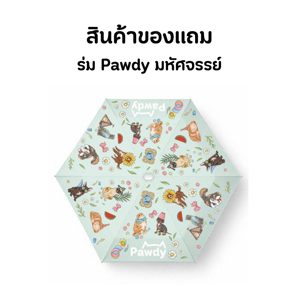 (สินค้าสำหรับแถม)Pawdy ร่มมินิมอล สุดน่ารัก