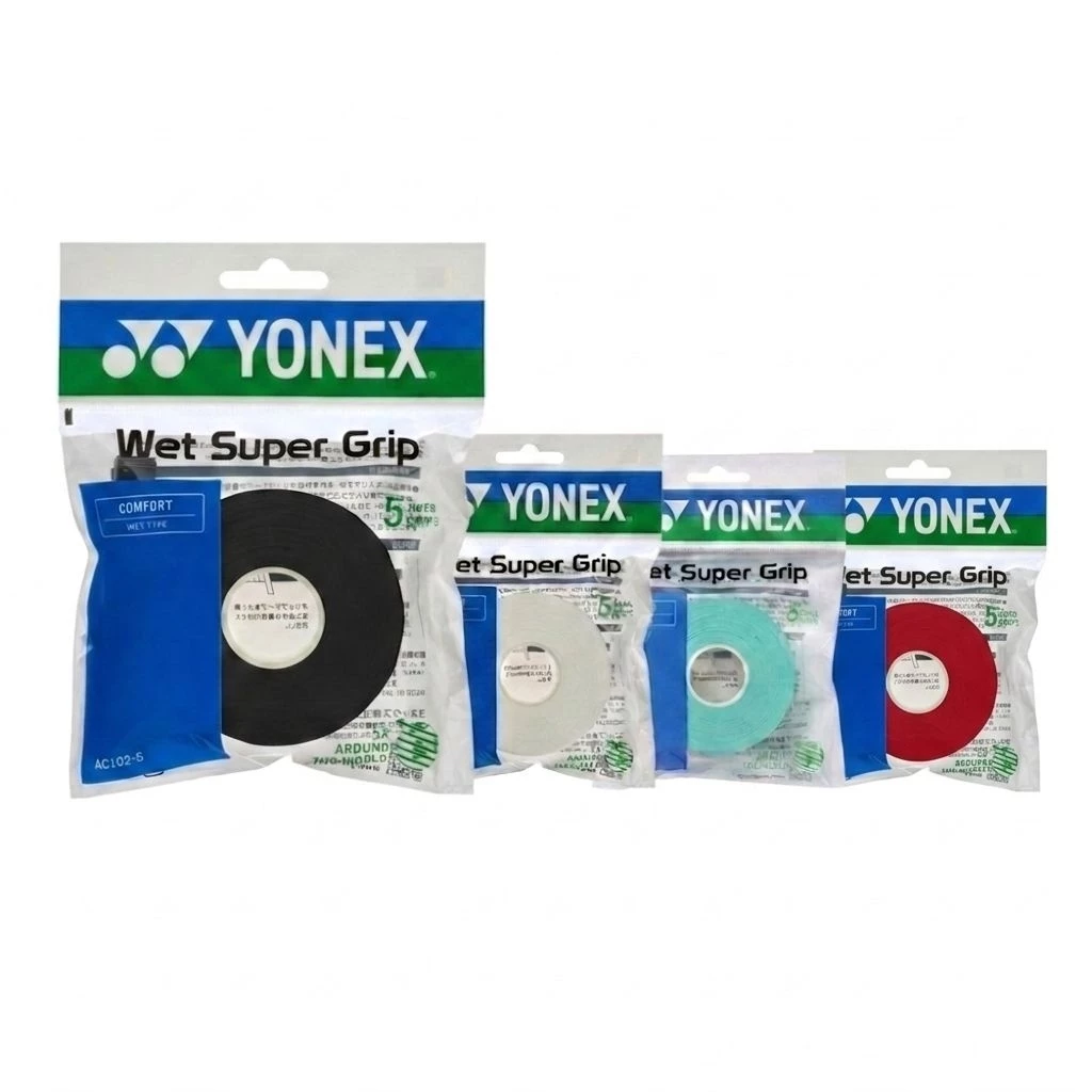 ยางพันด้าม Yonex AC102-5 จากญี่ปุ่นแท้ 100% รุ่นฮิตที่สุดตลอดกาล แพ็ค 5 ชิ้น [Made in Japan]