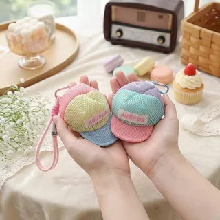 🔥 พร้อมส่ง! กระเป๋าจิ๋วทรงหมวกสุด Cute สไตล์ Y2K สีโดปามีน ใส่ Airpods/เหรียญได้ ห้อยกระเป๋าก็ปัง!!