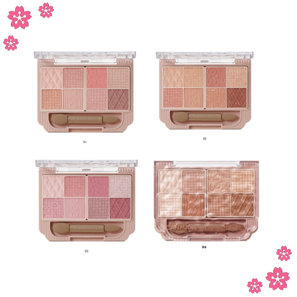 Canmake Petit Eyeshadow Palette 8 Colors