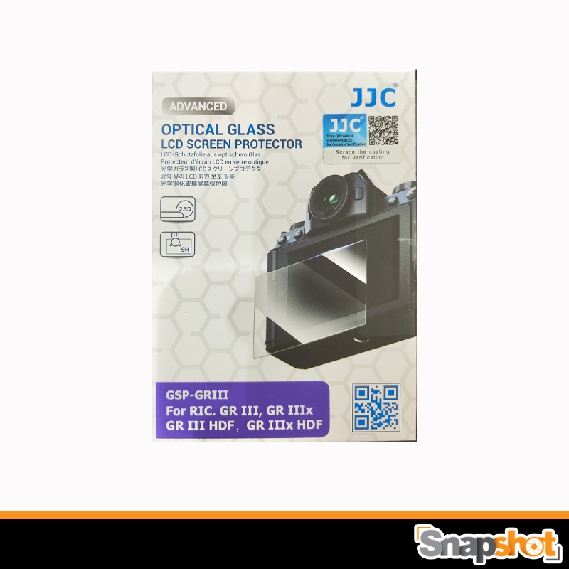 JJC  GRIII series ฟิล์มกระจกกันรอยหน้าจอกล้อง RICOH GR III / GR III X  series (GSP-GR III)