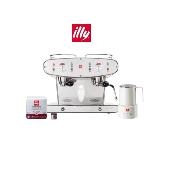X2.2 iperEspresso 2-Group Coffee Machine with Steam Wand + IperEspresso 18 Coffee Caps Espresso Inte