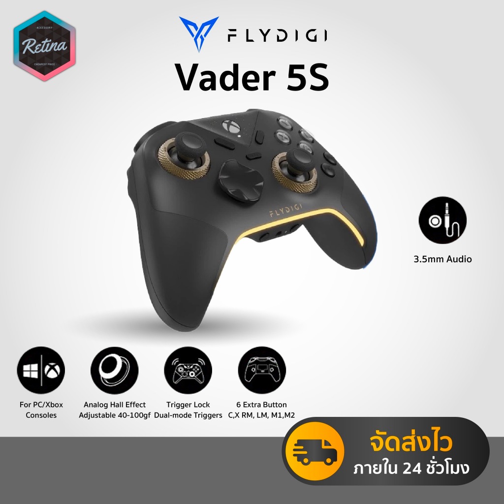 [ ประกันศูนย์ไทย ] จอยเกม Flydigi Vader 5S จอยเกมส์ xbox จอยเกมส์ จอยเกมส์ pc จอย Xbox Consoles