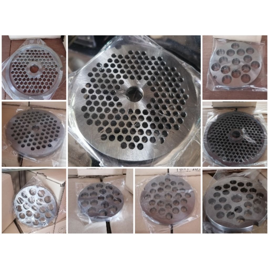 หน้าแว่นบดเนื้อเบอร์12-22-32.SMSสำหรับตัวบด STAR & PORNITขนาดรู3-3.5-4-4.5​-6-8-10-12-14-16​มิลอะไหล่เครื่องบดบรรจุ1ชิ้น