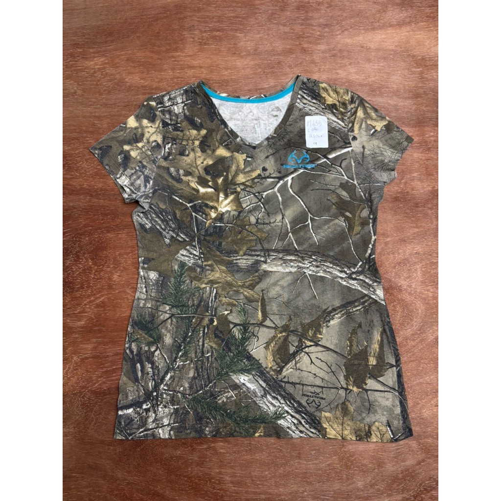 (ไซส์L  ) อก 17.5 ยาว 24.5   เสื้อยืดทหารอเมริกาแท้ US Army Navy Air Force USMC ลายพราง สกรีนแนว ทหา