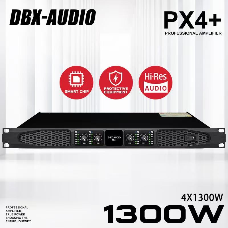 DBX-AUDIO PX4+ เครื่องขยายเสียงดิจิตอลกําลังสูงหลังมืออาชีพบริสุทธิ์, โฮม KTV เวทีเบสการประชุมกลางแจ