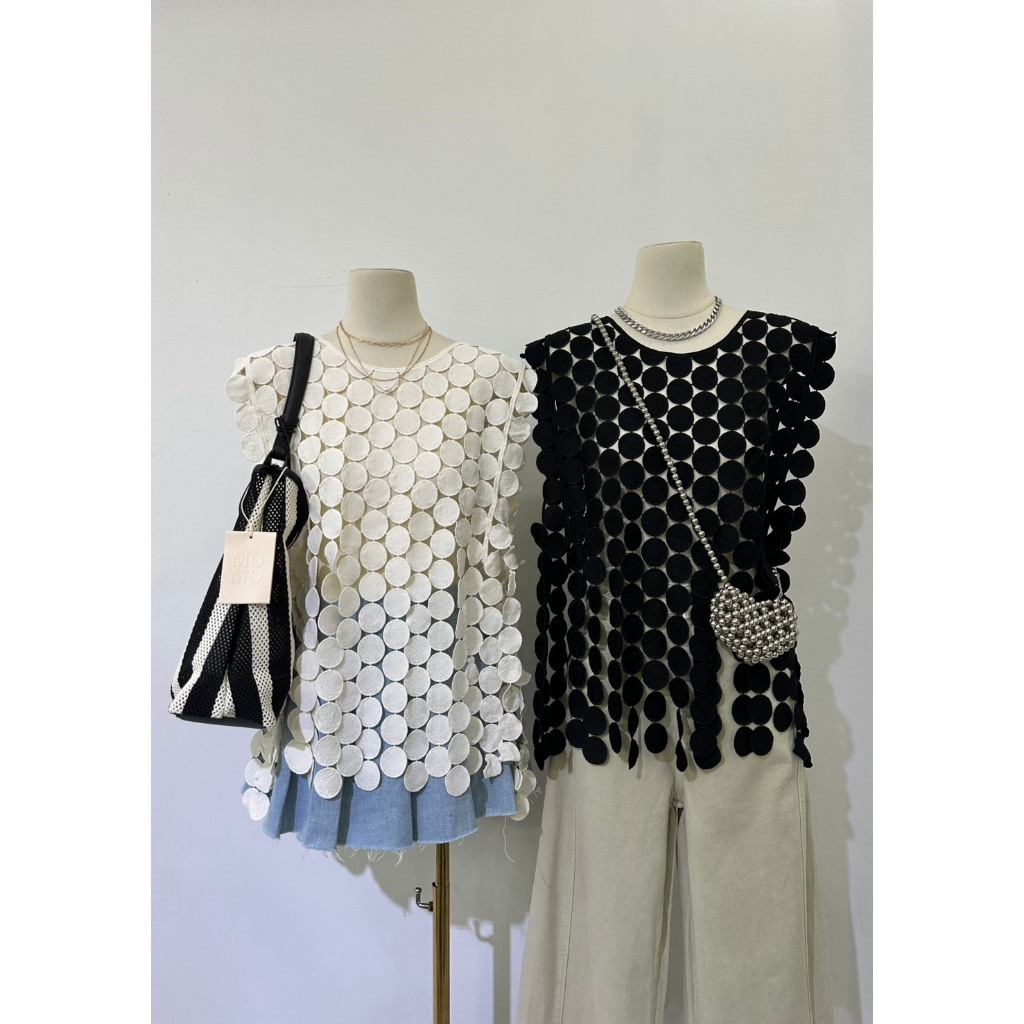 M2120 เสื้อฉลุลาย Dot 3D ตัวละ 330.- สวยสับฉบับสาว Pinterest