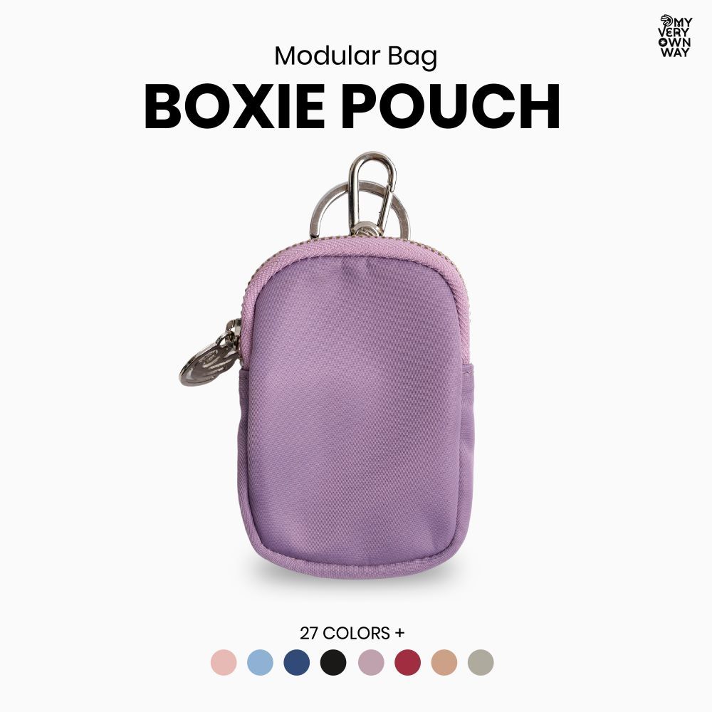 MyVeryOwnWay | Boxie Pouch - กระเป๋าจิ๋วทรงสีเหลี่ยม ทรงเก๋ ทรงเท่ ใส่ของหรือห้อยตกแต่งได้ (มี 27 สี)