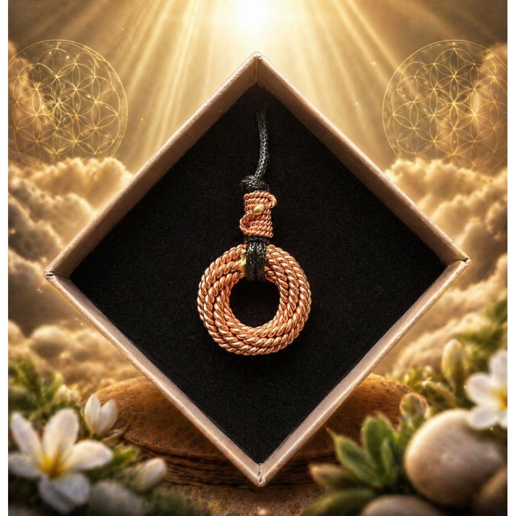 Torus 144 Energy Pendant – Infinity Flow, Wealth & Focus 🪷