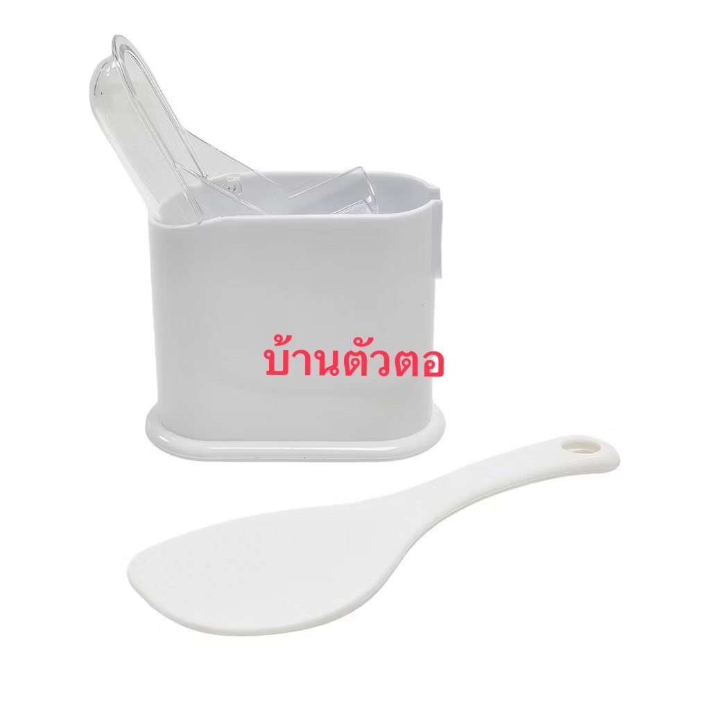 Keyway ทัพพีพร้อมที่เก็บและทัพพีวางตั้งได้ ทนความร้อนได้ดีปราสจากสารก่อมะเร็ง