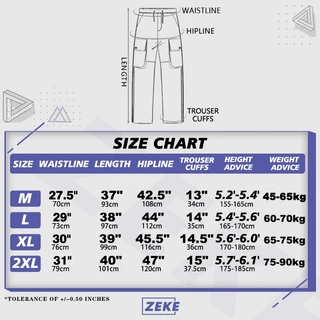 ZEKE B0063 กางเกงขายาวทรงตรงสำหรับผู้ชาย มี 3 กระเป๋า ปักโลโก้ ทรงหลวม ลำลอง เรียบง่าย เหมาะสำหรับใส่ทำงาน หรือใส่คาร์โก